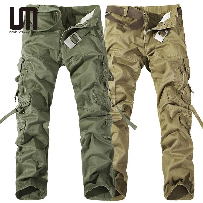 Liu Ming New Product 2025 Wholesale Casual Outdoor Hiking Fishing Loose Straight Leg Cargo Pants for Men