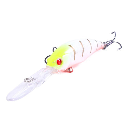 HENGJIA 1pcs Minnow Fishing Wobbler Trolling Lure 10cm 7g Crankbait Artificial Hard Plastic Bait Fishing Tackle Carp Pike