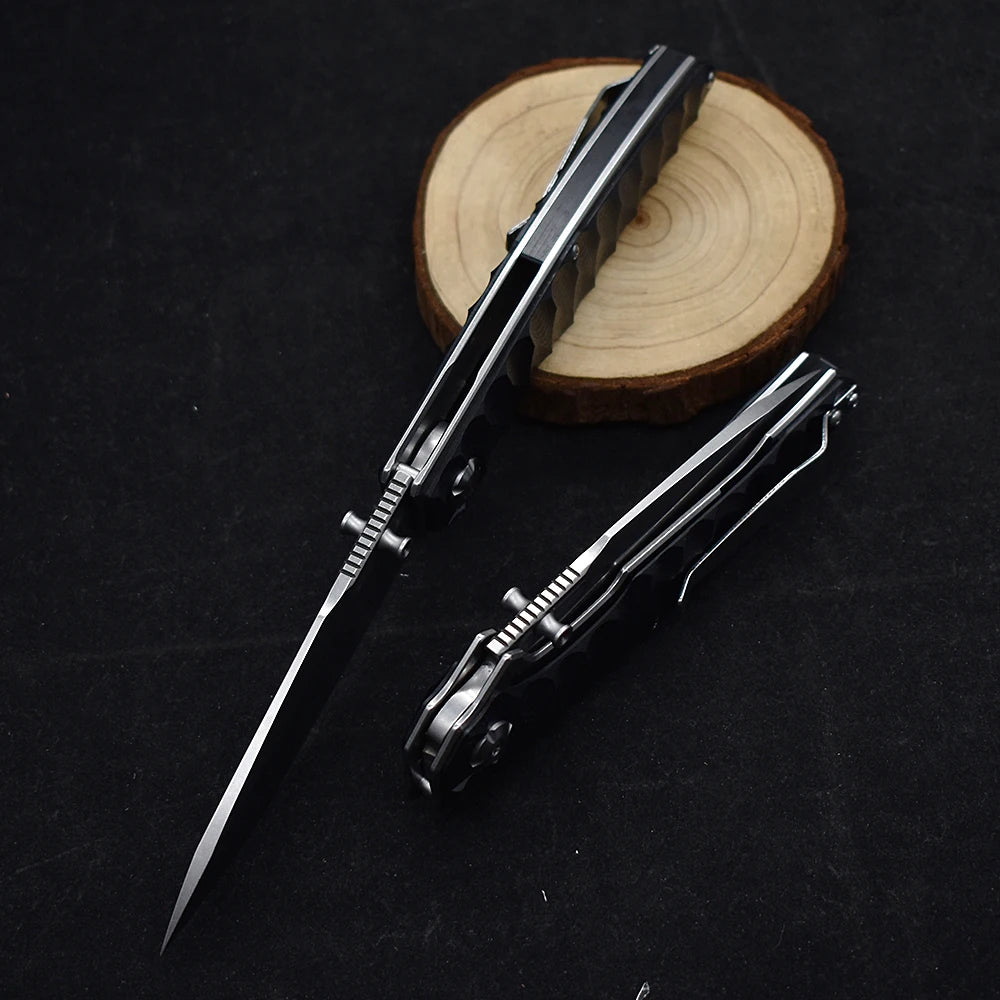 Steel Folding Knife Outdoor Camping Survival Hunting Knife