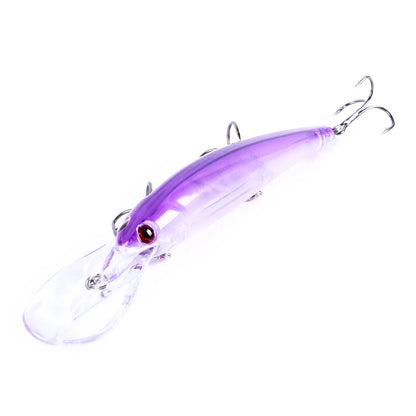 16.5cm 21g 6# Hook Deep Diving Large Minnow Wobbler Lure Artificial Hard Bait Crankbait Bass Pike Walleye Perch Fishing Gear
