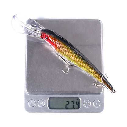 Hengjia 16.5cm 28g Big Minnow Lure Trolling Bait Artificial Wobblers  Deep Diving Sea Fishing Tackle Bass Pike Crankbaits