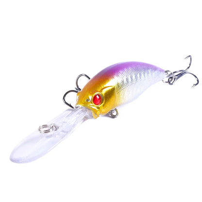 HENGJIA 1pcs Minnow Fishing Wobbler Trolling Lure 10cm 7g Crankbait Artificial Hard Plastic Bait Fishing Tackle Carp Pike