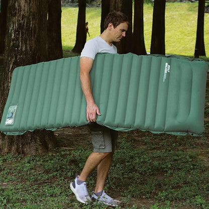 Ultralight Self-inflating Air Cushion Thicken Sleeping Pad Splicing Inflatable Bed Beach Picnic Mat Camping Tent Air Mattress