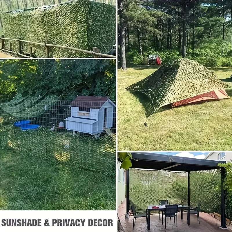 Outdoor Camo Netting Hunting Camouflage Net Woodland Training Sunshade Mesh Nets for Camping Sun Shelter Car Shade Covers