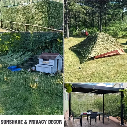 Outdoor Camo Netting Hunting Camouflage Net Woodland Training Sunshade Mesh Nets for Camping Sun Shelter Car Shade Covers