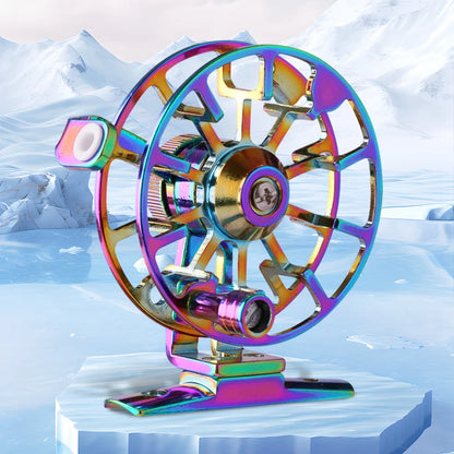 Ice Fishing Reel Right Hand Inline Ice Reel Lightweight Fishing Wheel 53mm Fly Wheel for Trout Pike Fishing Accessories