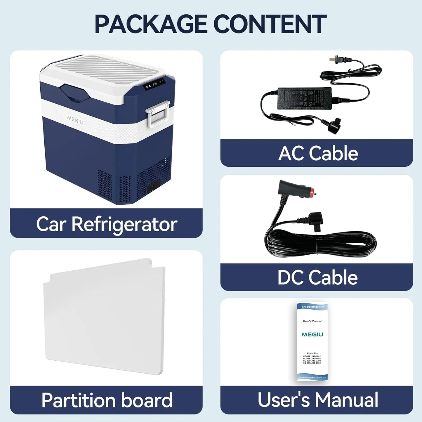 Car Fridge Portable 12V Refrigerator 40 Quart 12 Volt Freezer Compressor Cooler