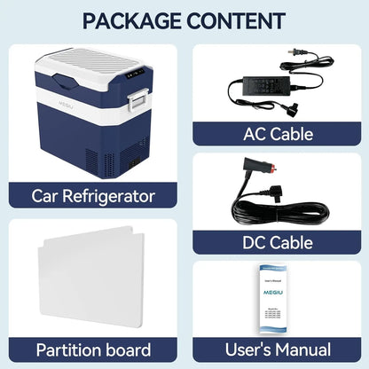 Car Fridge Portable 12V Refrigerator 40 Quart 12 Volt Freezer Compressor Cooler