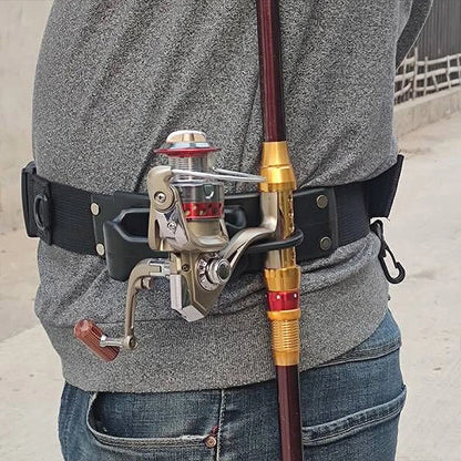 Fishing Waist Belt Rod Holder Waist Rod Pole Holder Multifunction Fishing Spinning Reel Holder Fishing Accessories
