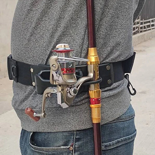 Fishing Waist Belt Rod Holder Waist Rod Pole Holder Multifunction Fishing Spinning Reel Holder Fishing Accessories
