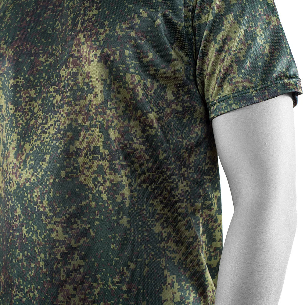 Men Summer Short Sleeve T-Shirt   Workout Hiking, hunting