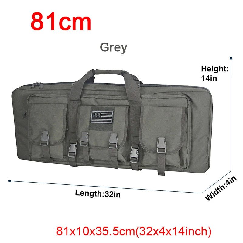 32 38 42 48 inch   Double Rifle Case Airsoft Gun Case Backpack Hunting