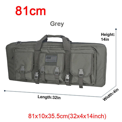32 38 42 48 inch   Double Rifle Case Airsoft Gun Case Backpack Hunting