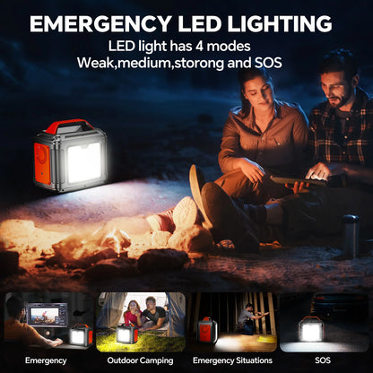 300W Portable Power Station,   Camping Solar Generator,