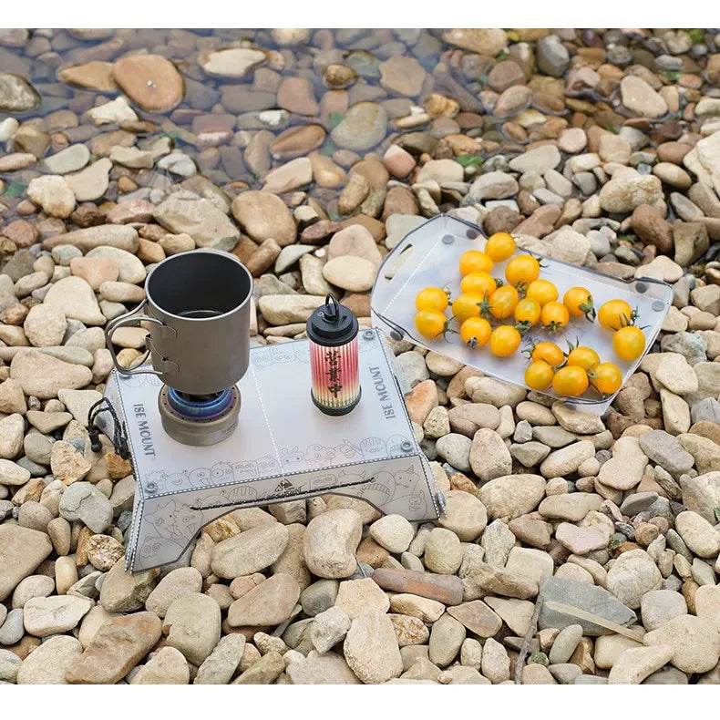 Ultralight Folding mini Table Small Folding PP Camp Table & Tray