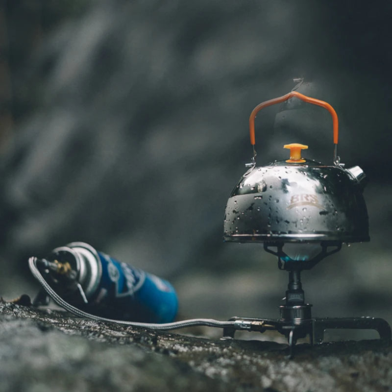 BRS Outdoor Gas Stove Mini Camping Gas Burner 25g Ultralight Titanium Picnic Hiking Cooking Stove Survival Furnace