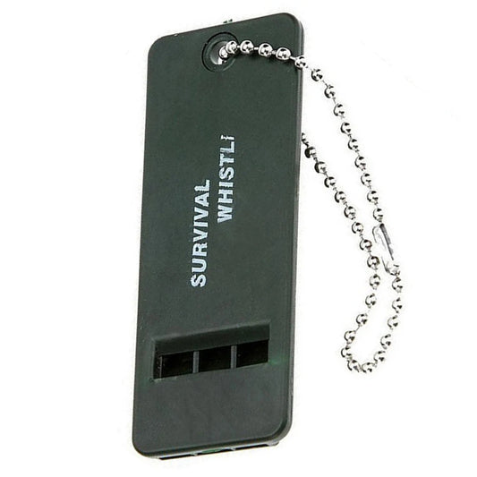 Keychain Whistle Tool Portable Frequency Whistle High Decibel Rescue Signaling First Aid Tool for Hiking Camping Mountaineering