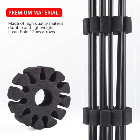8pcs Arrow Rack Round EVA Foam Arrow Separator Holder for Outdoor Hunting Shooting Accessory