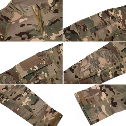 Men's Camouflage Hunting Combat T Shirt
