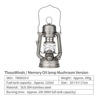 Oil Lamp Outdoor Portable Mini Camping Lantern