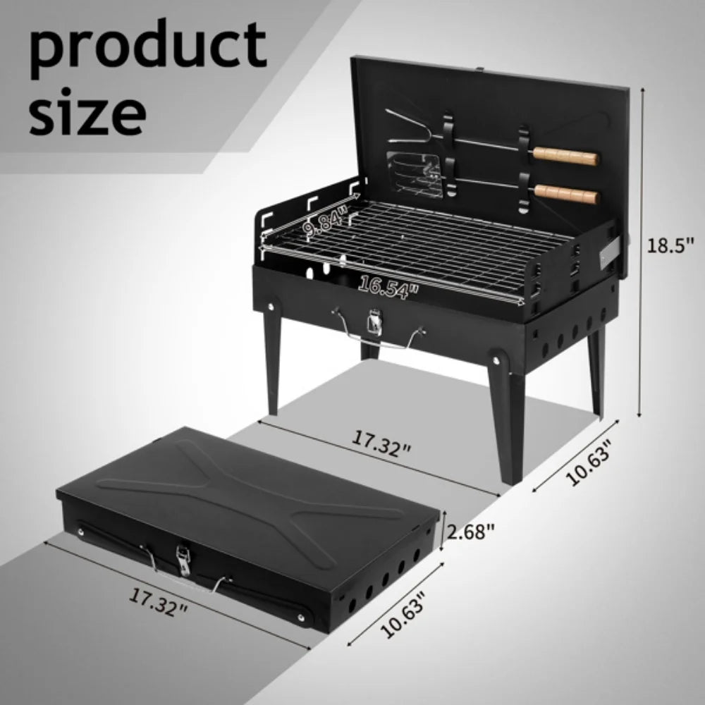 Portable Charcoal Grill Foldable BBQ Grill