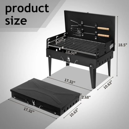 Portable Charcoal Grill Foldable BBQ Grill