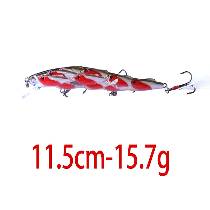 HENGJIA 1pc Diving Depth Crankbait Fishing Lures Swimbait Isca Artificial Bait floating Fishing Wobblers 7.5cm 9g pesca peche