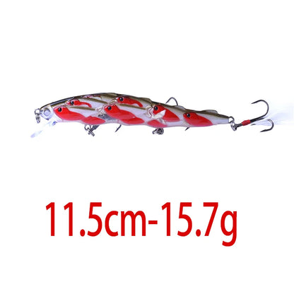HENGJIA 1pc Diving Depth Crankbait Fishing Lures Swimbait Isca Artificial Bait floating Fishing Wobblers 7.5cm 9g pesca peche