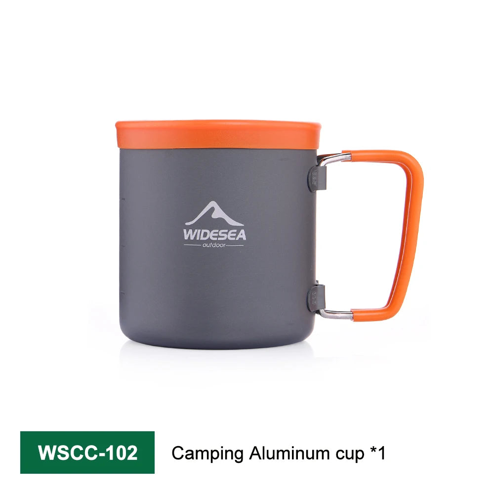 Camping Aluminum Cup Outdoor Mug  Tableware Picnic Cooking Equipment