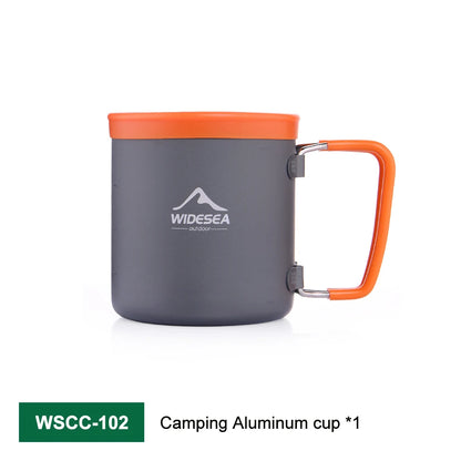 Camping Aluminum Cup Outdoor Mug  Tableware Picnic Cooking Equipment