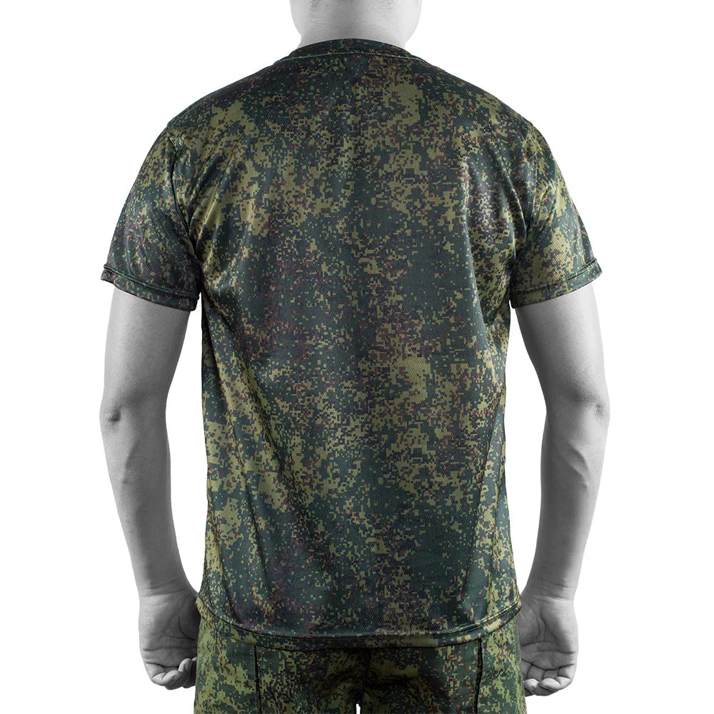 Men Summer Short Sleeve T-Shirt   Workout Hiking, hunting