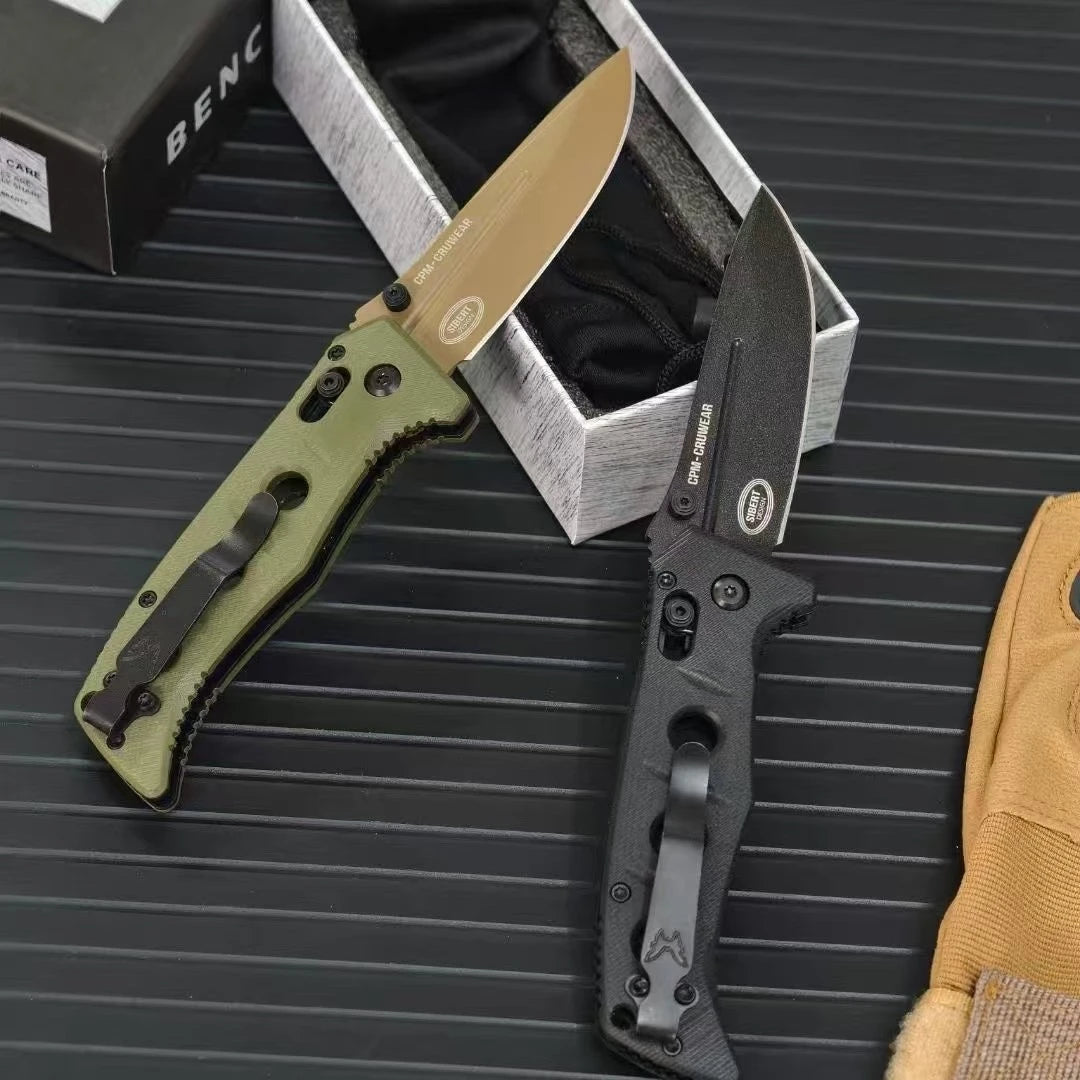 Outdoor folding knife,     bearing lock knife,   D2 blade, ultra-portable daily