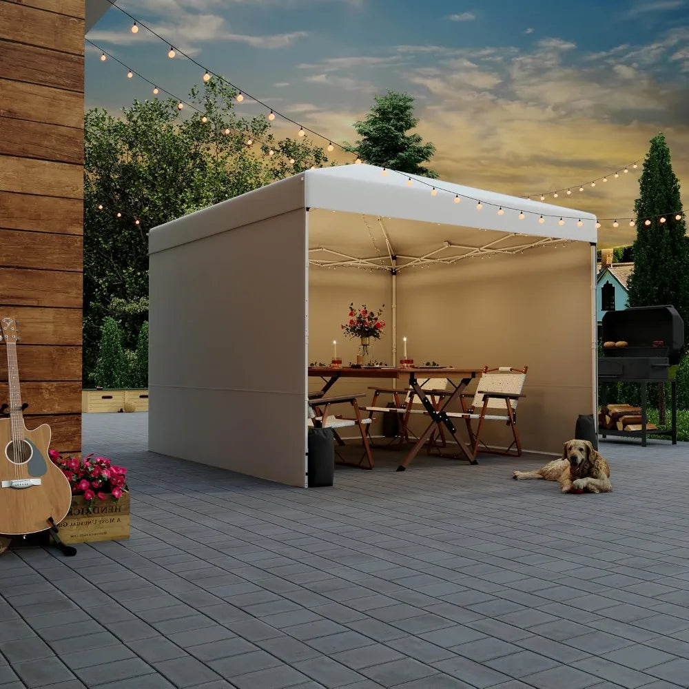 10'x10' Pop Up Canopy Tent with 3 Sidewalls