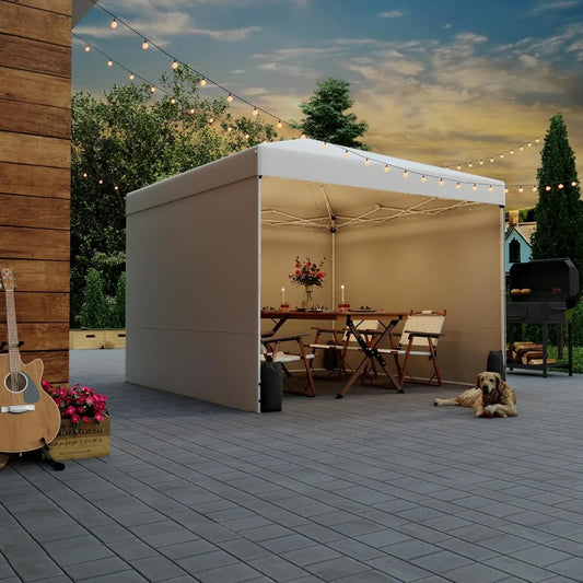 10'x10' Pop Up Canopy Tent with 3 Sidewalls