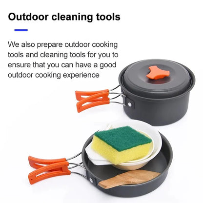 Camping Tableware Outdoor Cookware Set Pots