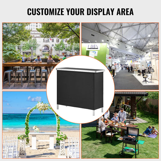 VEVOR Folding Portable Bar Table   Table for Party Picnic E