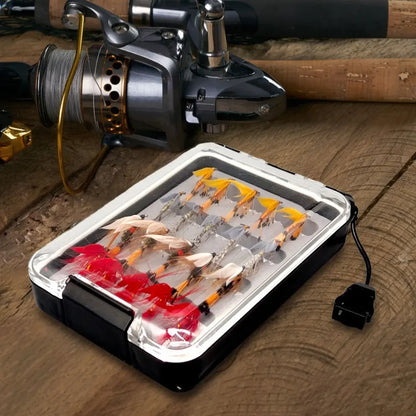 20Pcs/Box Fly Fishing Lures Artificial Insect Fishing Baits Artificial Bait for Salmon Trout