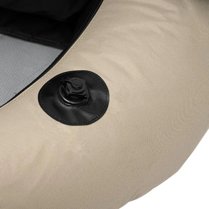 Fishing Float Tube Inflatable Boats U-Shaped Fishing Raft with Hand Air Pump Fish Ruler Paddle and Storage Pockets for Angling