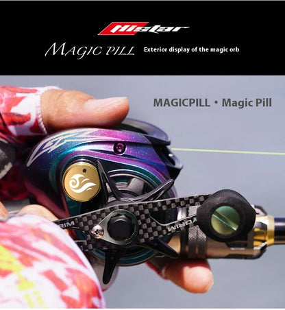 Hasida Magic Ball Double Line Cup Waterdrop Reel Lightweight Compact Metal Fishing Reel Long Casting Ideal For Fishing Sports