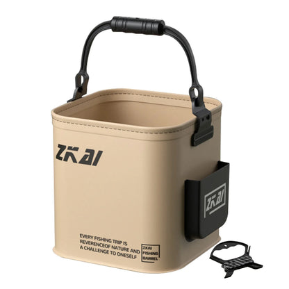 Multifunction Folding Fishing Bucket With Ergonomic Handle Bucket Waterproof Outdoor Camping Bucket