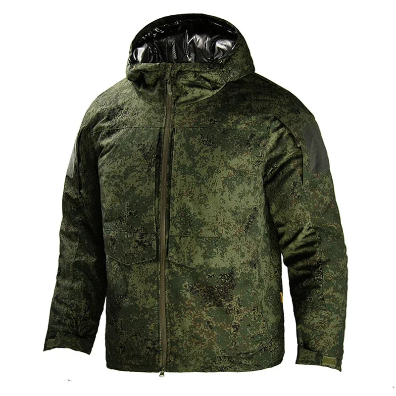 Hiking Tactical Jacket Men Winter Heating Jackets Windproof   Warm Hooded Coat  Windbreaker Hunting Camping Coats