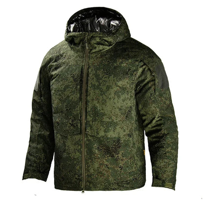Hiking Tactical Jacket Men Winter Heating Jackets Windproof   Warm Hooded Coat  Windbreaker Hunting Camping Coats