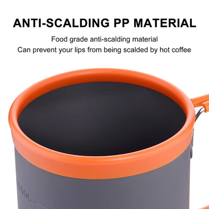 Camping Aluminum Cup Outdoor Mug  Tableware Picnic Cooking Equipment