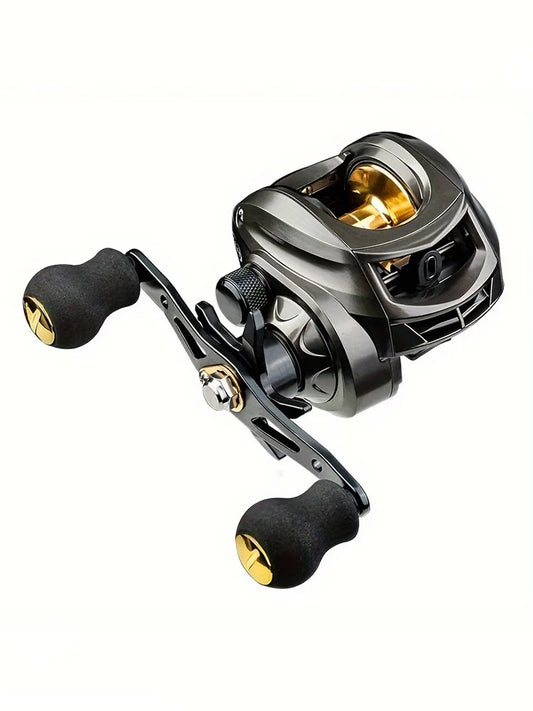 Stainless Steel Left and Right Hand, Interchangeable Enhanced Type 7:2:1 Speed  Perfect for Salty, Water and Freshwater Fishing