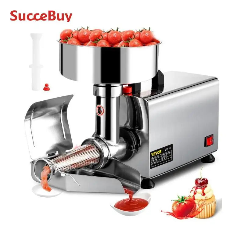 Electric Fruit Press Strainer Machine Commercial Food Strainer Sauce Maker Stainless-steel