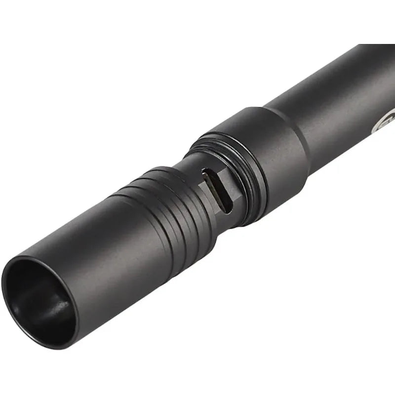 Stream light USB 350-Lumen Rechargeable Penlight with USB Cord & Nylon Holster, Black