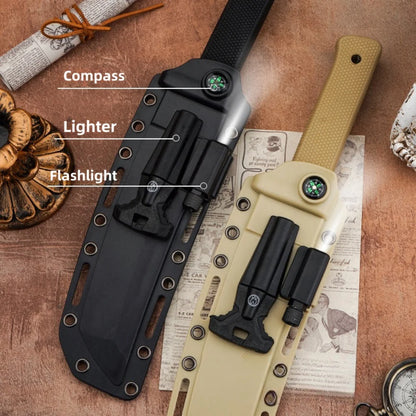 Outdoor camping must have a straight knife used for fishing,