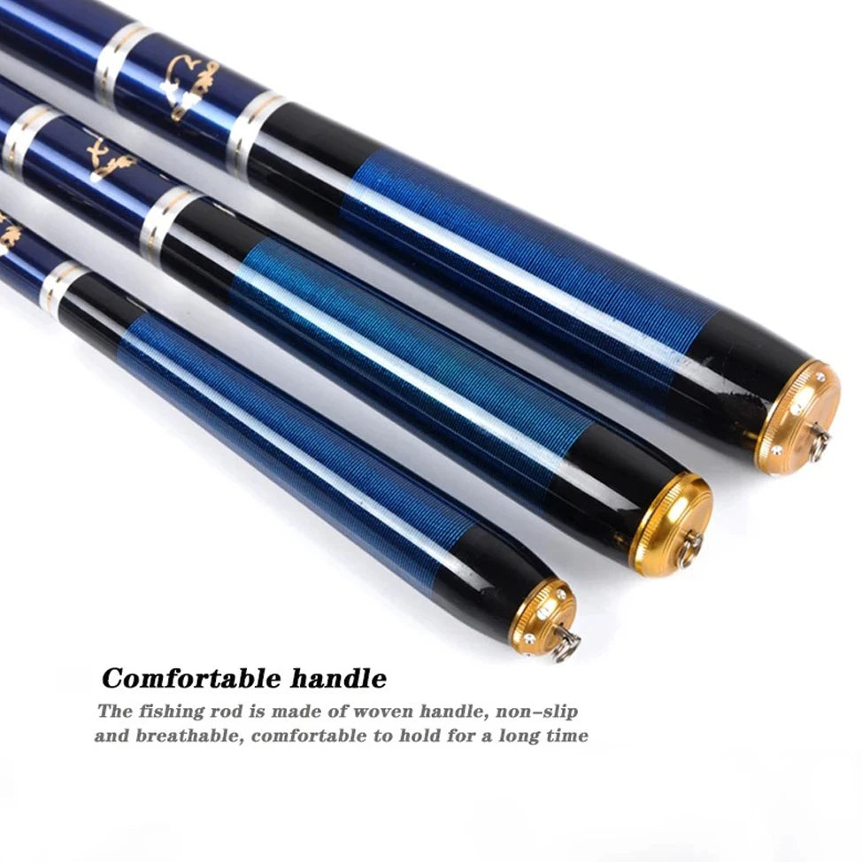 Carbon Fiber 4 Positioning Carp Fishing Rods   Telescopic Stream Feeder Pole Ultralight Hard Accessory Hand Fishing Rods