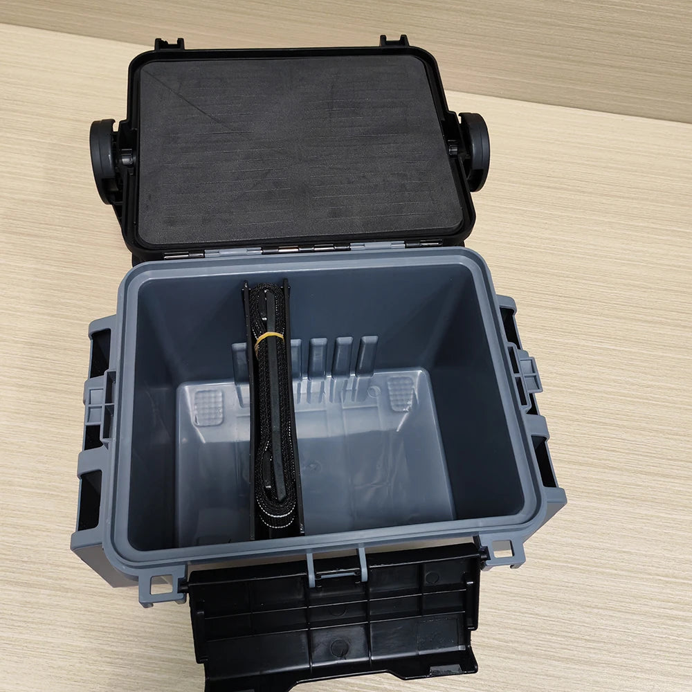 Double layer lure fishing box, fishing gear toolbox,