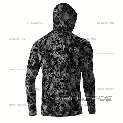 Fishing Hoodie Sailing Shirt Men Long Sleeve Sun Protection Hunting Jersey  Fish Gear Beach Tops Wear
